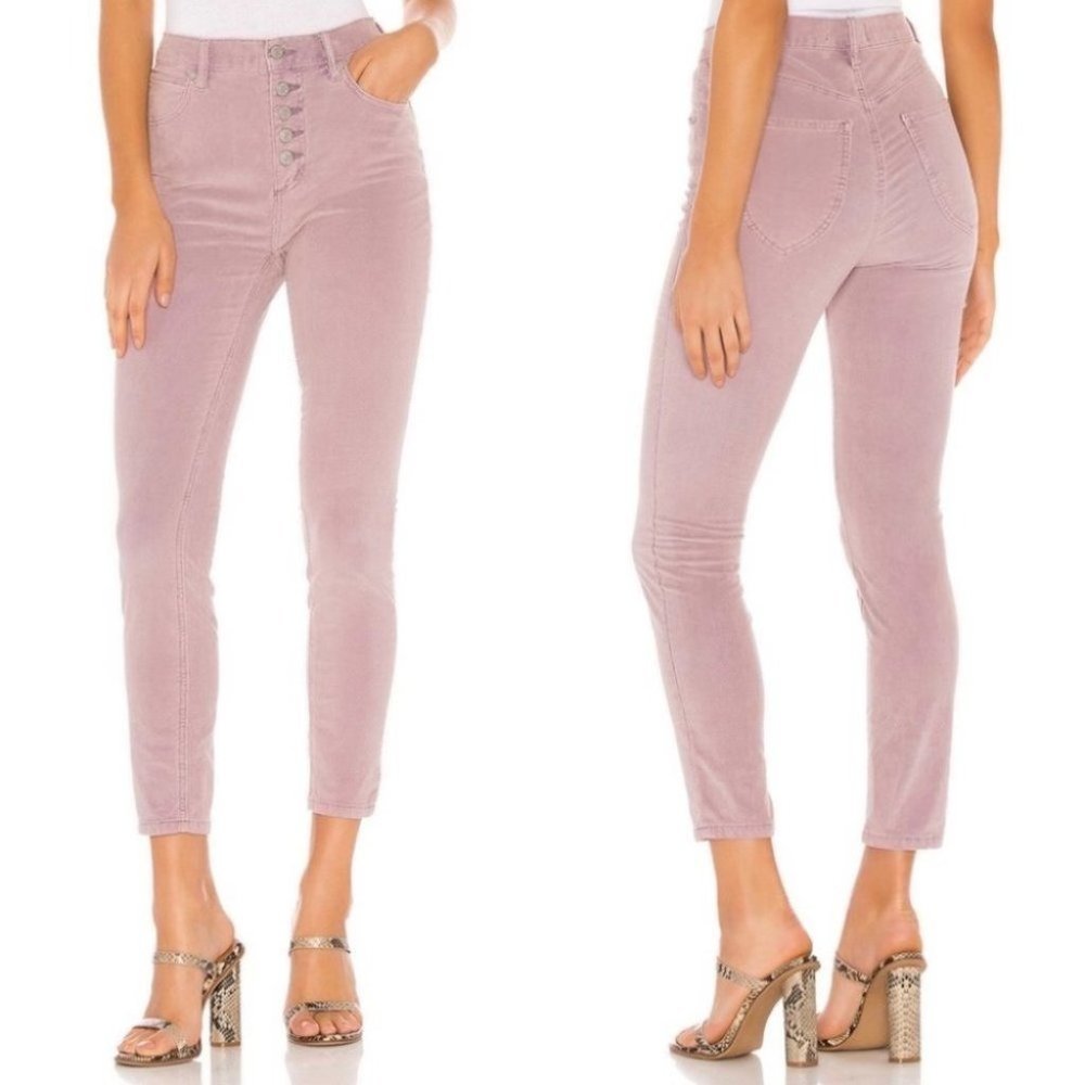 Free People Sun Chaser Cord Skinny Frosted Lilac